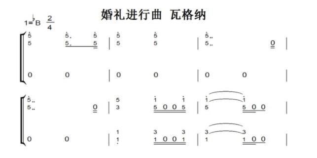 瓦格納的婚禮進行曲是什么模式